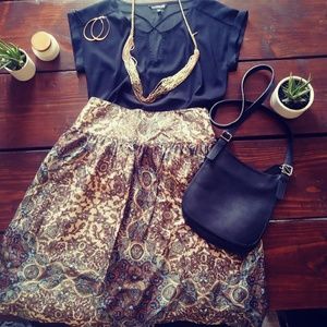 Ann Taylor Silk Skirt